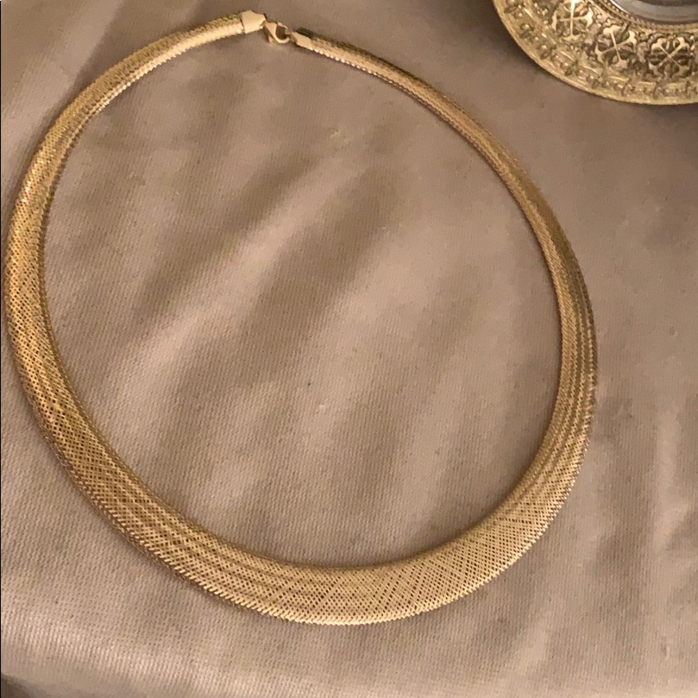 14K Lace Omega 16inch Necklace!